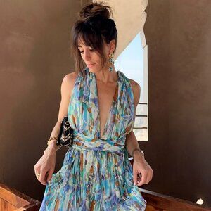 12th Tribe Bora Bora Abstract Romper Size LL